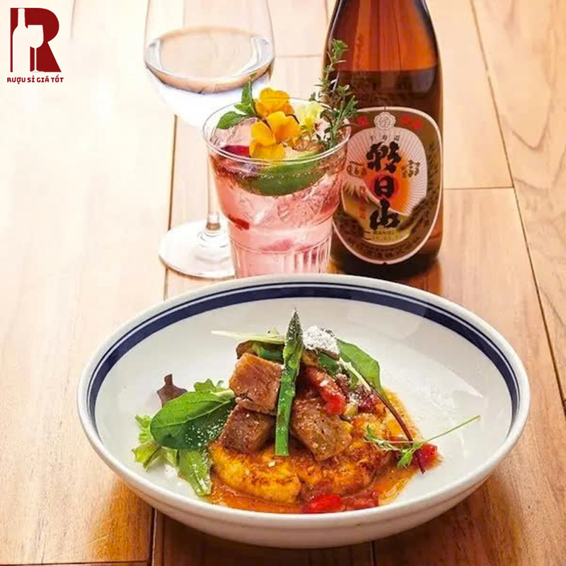 Kết Hợp Món Ăn Cùng Rượu Sake Asahiyama Senjyuhai