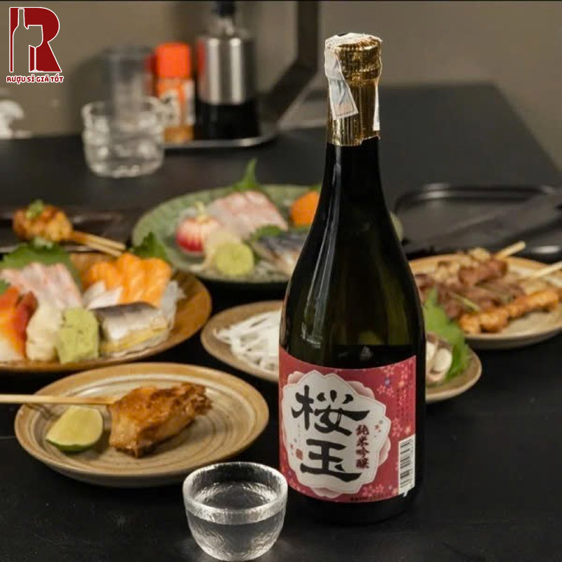 Rượu Sake Junmai Ginjo Ougyoku Ăn Với Gì?