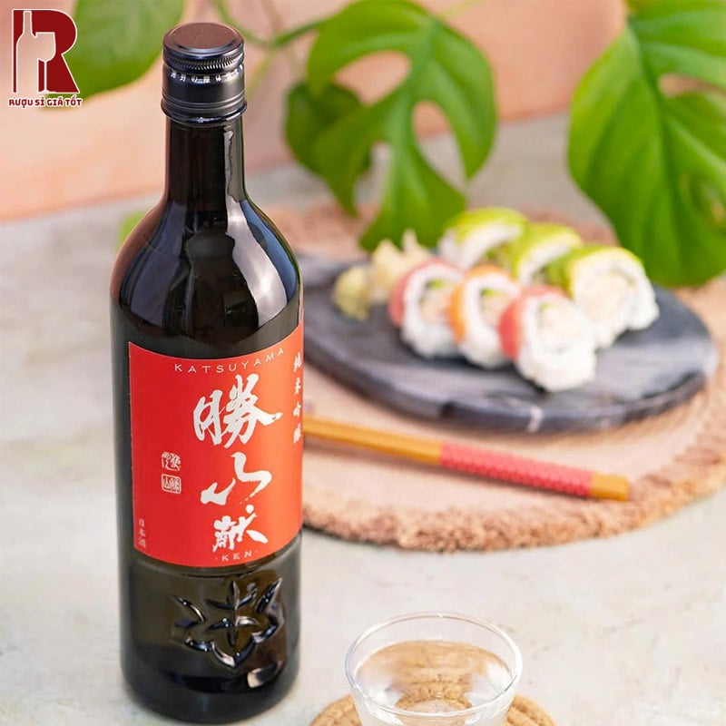 Mua Rượu Sake Katsuyama Junmai Ginjo Ken Cao Cấp