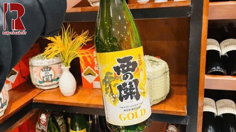 Mua Rượu Sake Nishinoseki Gold Leaf Tại Tp.HCM