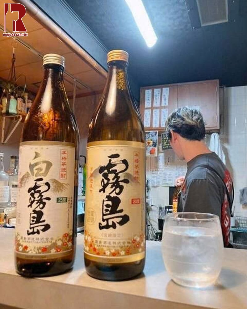 Rượu Shochu Kirishima White Label Giá Tốt