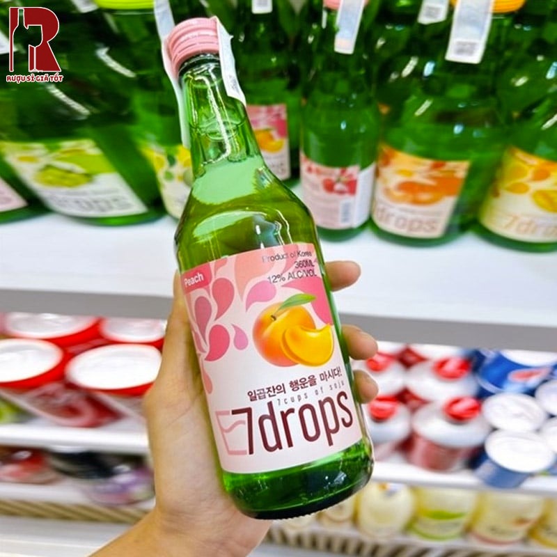 Mua Rượu Soju 7Drops Peach - Đào Ở Đâu?