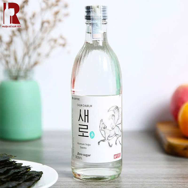 Giá Rượu Soju Chum Churum Saero Zero Sugar Lotte - Không Đường
