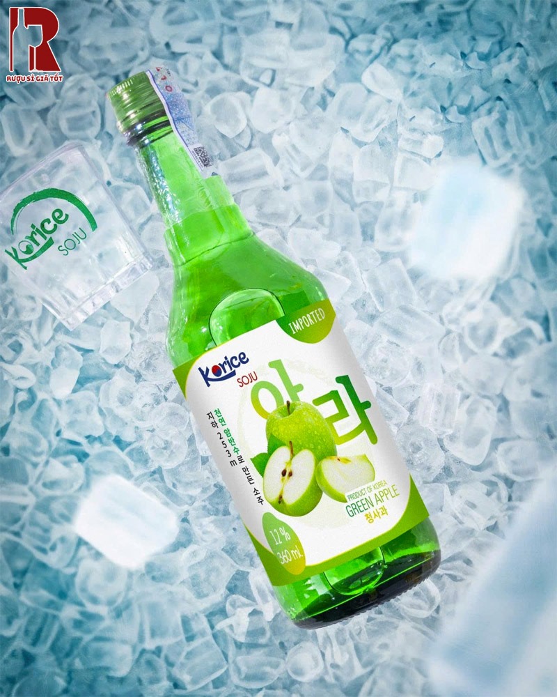Rượu Soju Korice Apple - Táo Ngon Bổ Rẻ