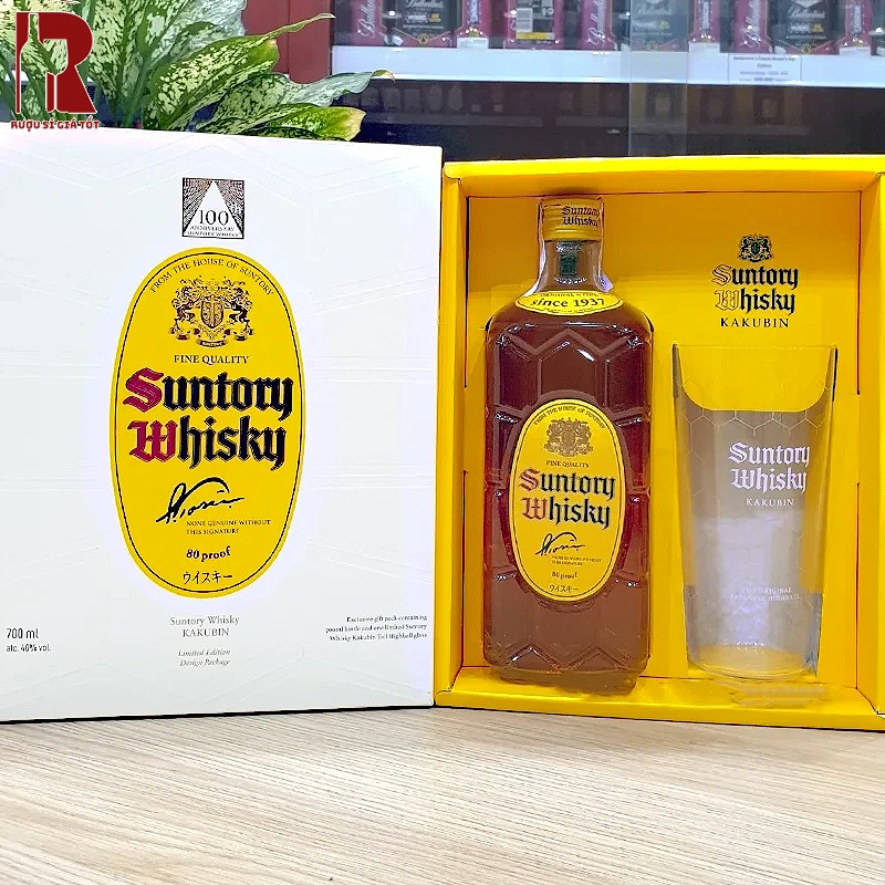 Mua Rượu Suntory Whisky Kakubin - Hộp Quà Tết