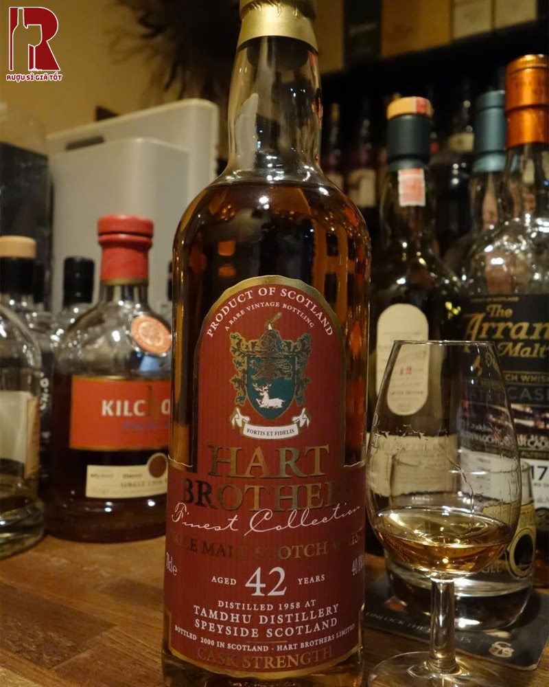 Uống Rượu Tamdhu 42 Năm Cask Strength Hart Brothers 1958