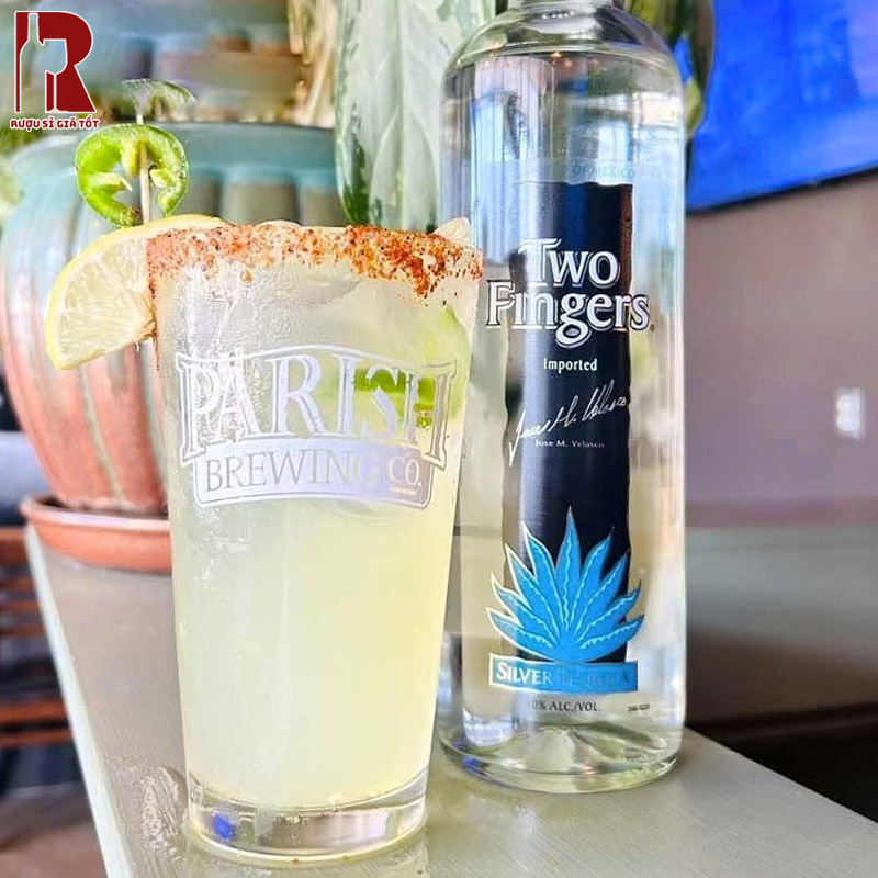 Rượu Tequila Two Fingers Silver Ngon Bổ Rẻ
