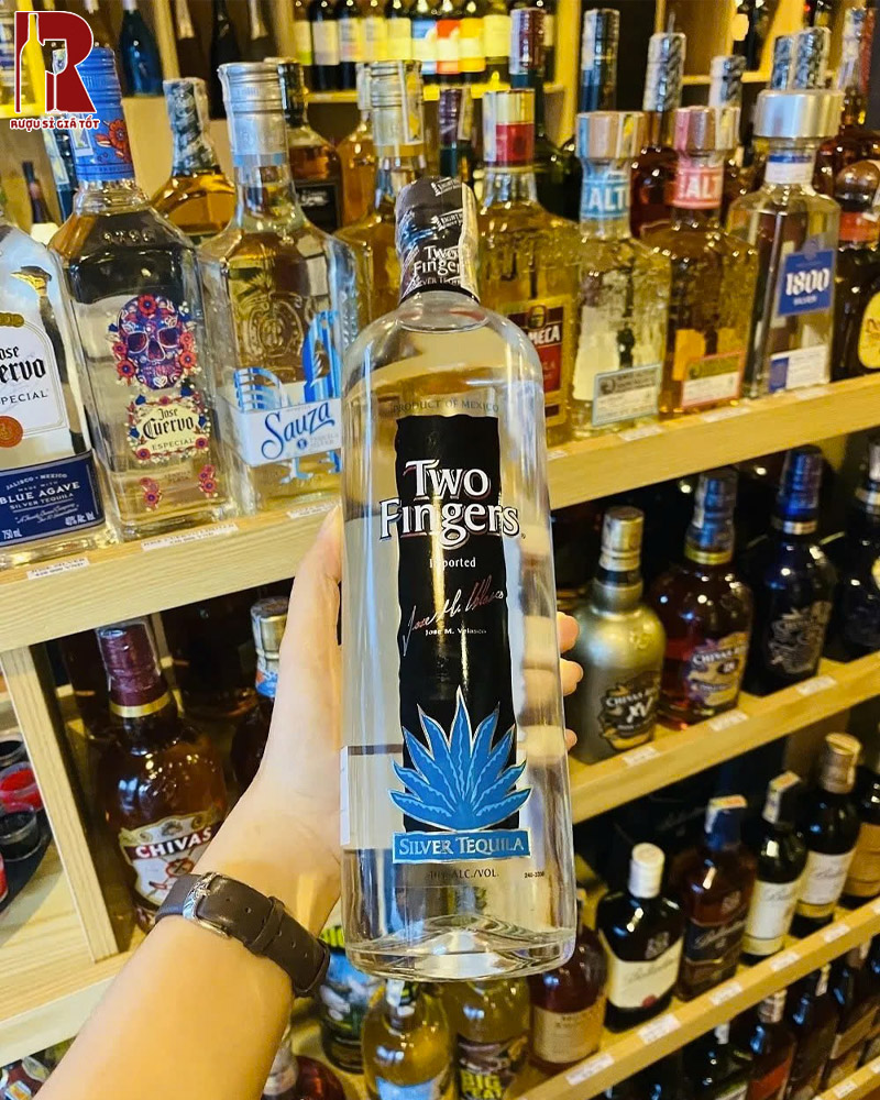 Rượu Tequila Two Fingers Silver Giá Rẻ
