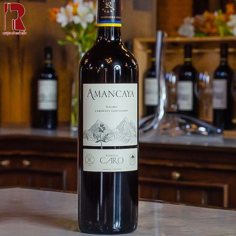Rượu Vang Argentina Đỏ Caro Amancaya Malbec Cabernet Sauvignon Hảo Hạng