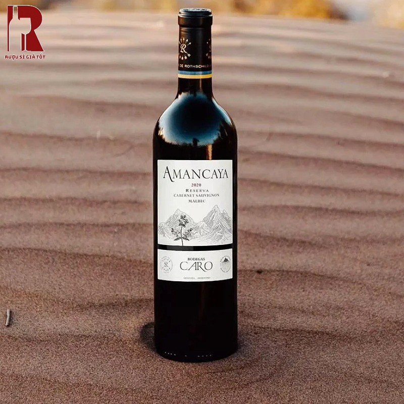 Giá Rượu Vang Argentina Đỏ Caro Amancaya Malbec Cabernet Sauvignon Hiện Nay