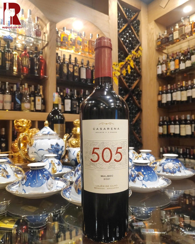 Rượu Vang Argentina Đỏ Casarena 505 Giá Rẻ