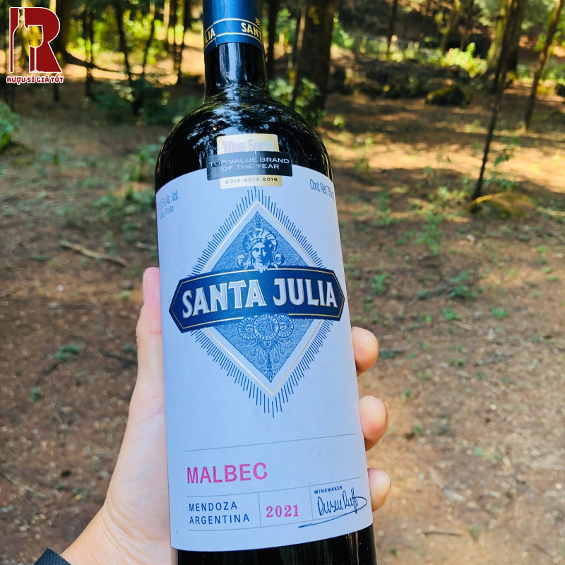 Rượu Vang Argentina Đỏ Santa Julia Maipu Malbec Giá Hiện Tại