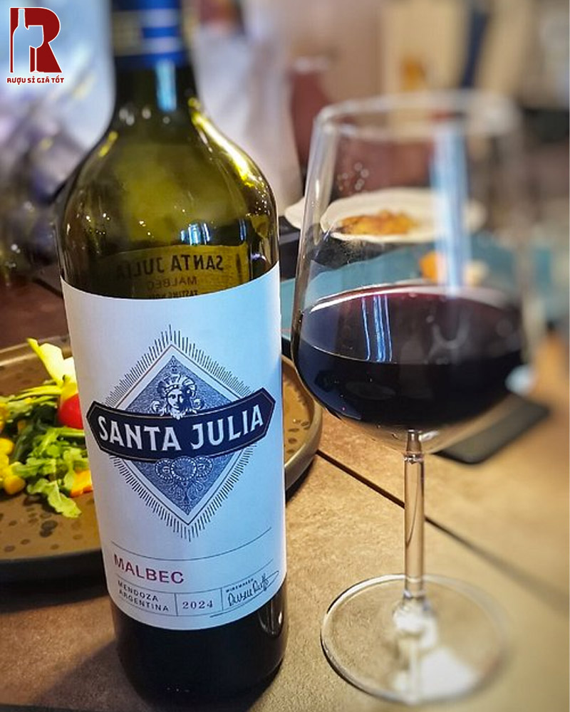 Rượu Vang Argentina Đỏ Santa Julia Maipu Malbec Ngon Nhất
