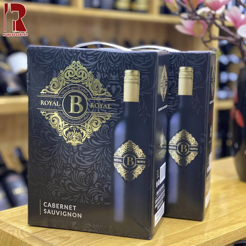 Rượu Vang Bịch Nam Phi B Royal Cabernet Sauvignon Tiện Lợi