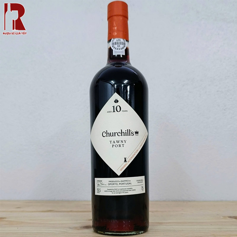 Giá Rượu Vang Bồ Đào Nha Cường Hoá Churchill’s 10 Năm Tawny Port Trên Thị Trường