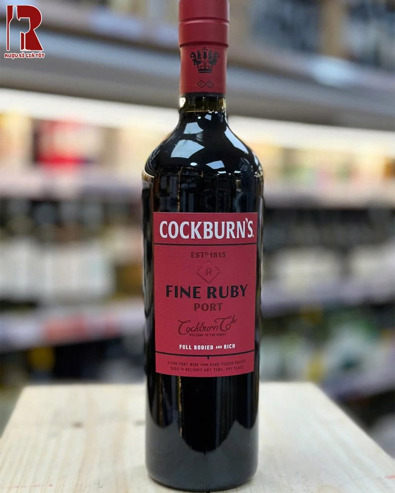 Giá Rượu Vang Bồ Đào Nha Cường Hoá Cockburn's Fine Ruby Port