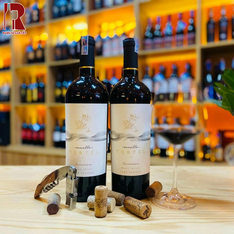 Rượu Vang Chile Đỏ Muelle Tortel Gran Reserva Carmenere Cao Cấp