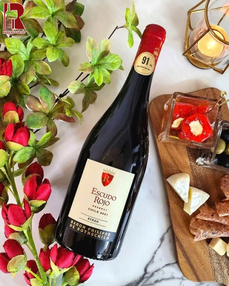 Rượu Vang Chile Đỏ Baron Philippe de Rothschild Escudo Rojo Reserva Ngon Nhất