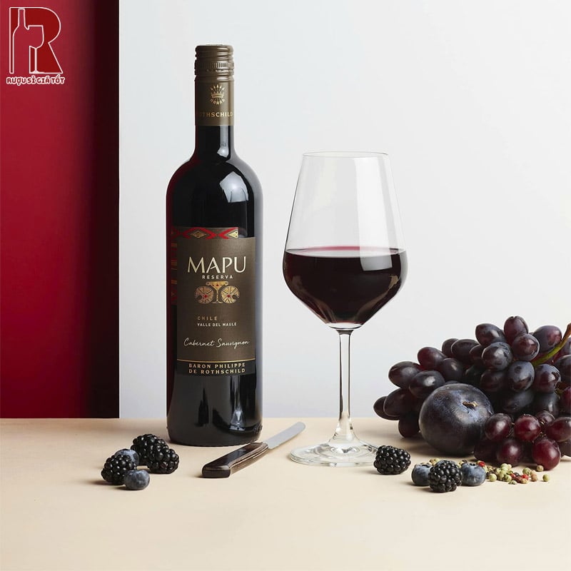 Mua Rượu Vang Chile Đỏ Baron Philippe de Rothschild Mapu Reserva Tại TP.HCM