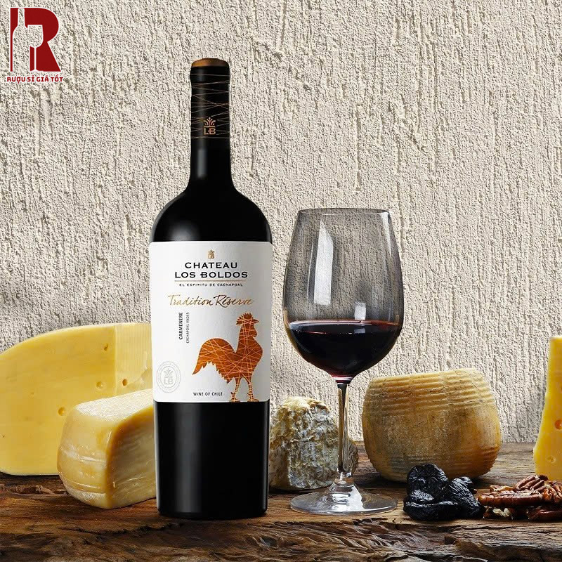 Mua Rượu Vang Chile Đỏ Chateau Los Boldos Tradition Reserve Carmenere