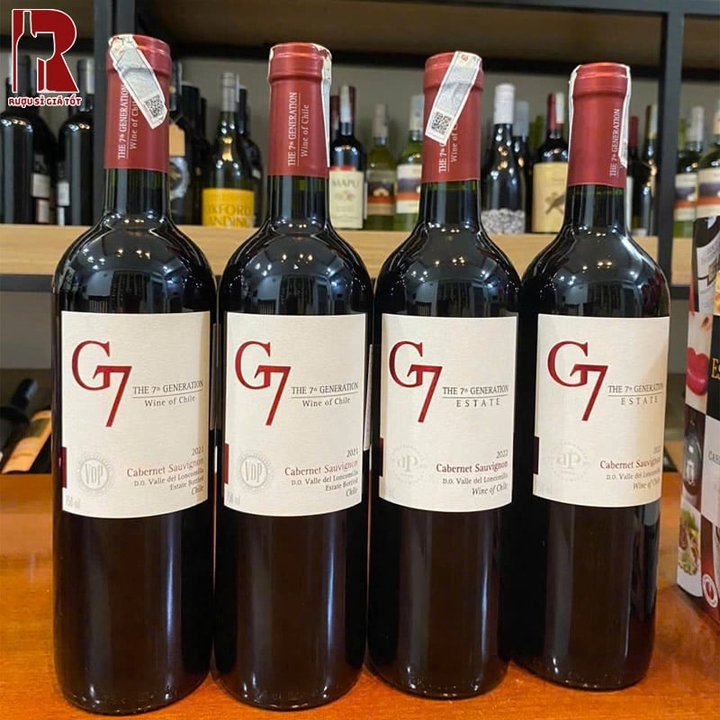 Giá Rượu Vang Chile Đỏ G7 Classic Cabernet Sauvignon Hiện Nay