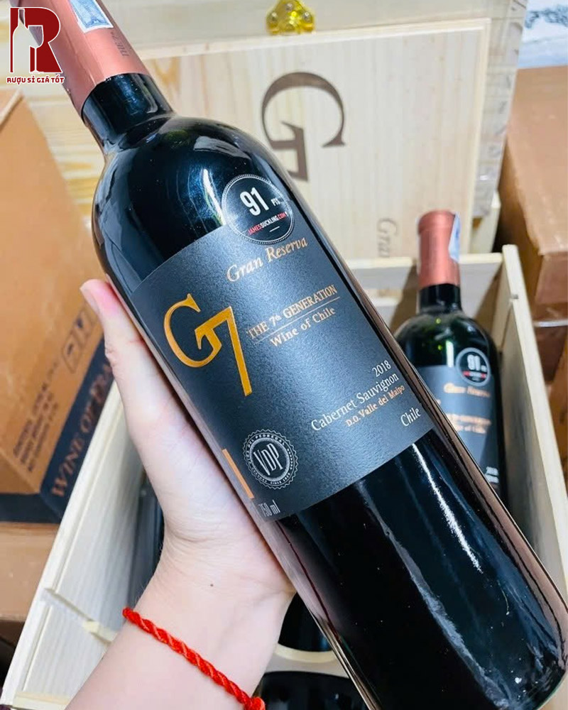 Rượu Vang Chile Đỏ G7 Gran Reserva Cabernet Sauvignon Chất Lượng