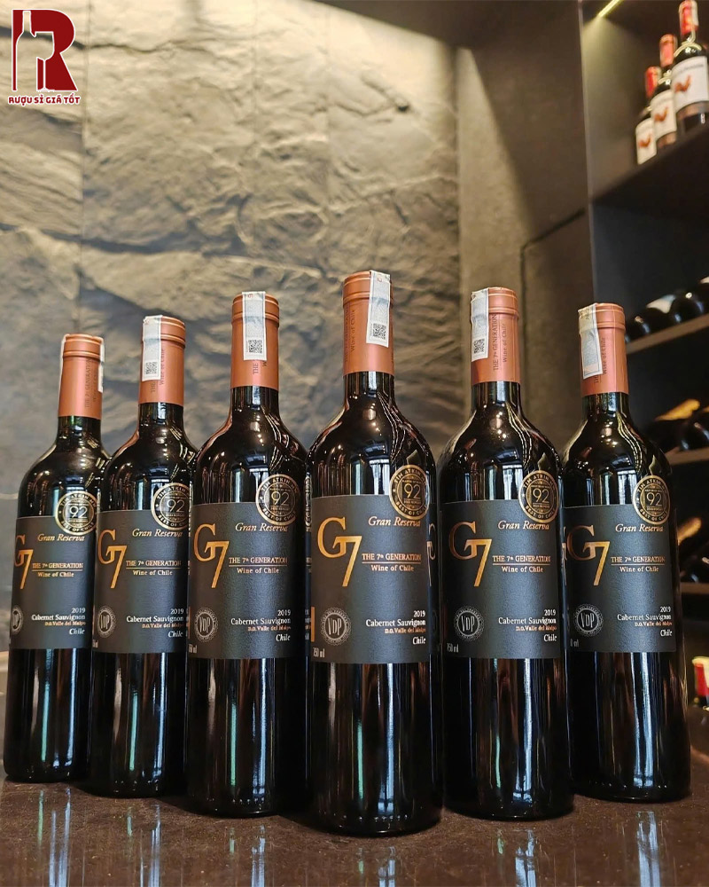 Mua Rượu Vang Chile Đỏ G7 Gran Reserva Cabernet Sauvignon Cao Cấp