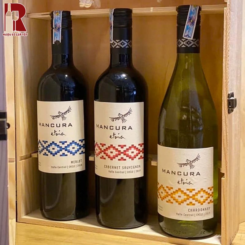 Mua Rượu Vang Chile Đỏ Mancura Etnia