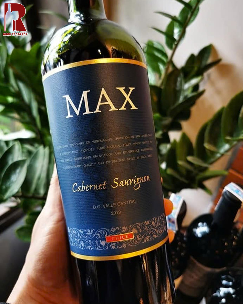 Rượu Vang Chile Đỏ MAX Cabernet Sauvignon Nhập Khẩu Chính Ngạch