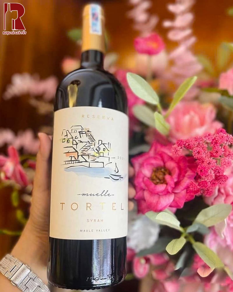 Thưởng Thức Rượu Vang Chile Đỏ Muelle Tortel Reserva Shiraz Sành Điệu