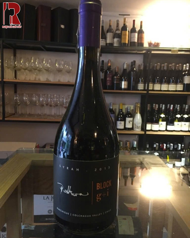 Rượu Vang Chile Đỏ Polkura Block G+I Shiraz Giá Tham Khảo