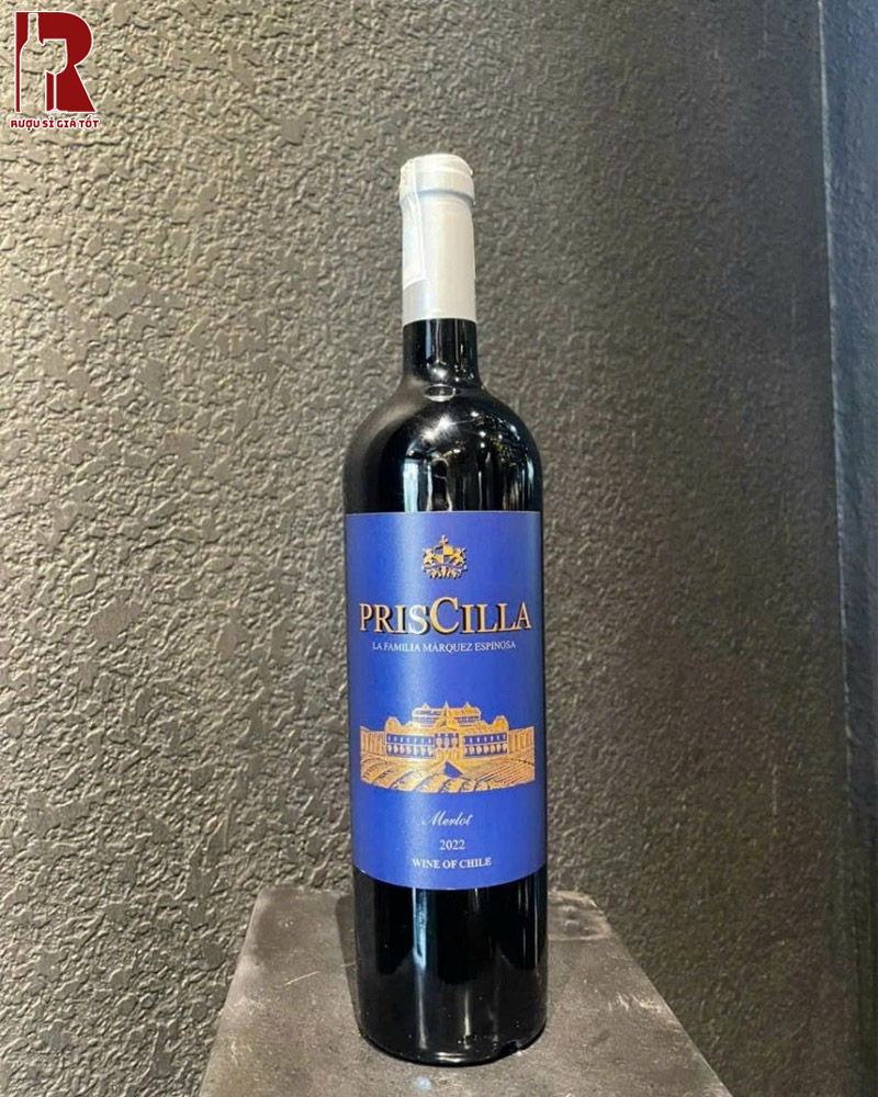 Rượu Vang Chile Đỏ Priscilla Nhập Khẩu