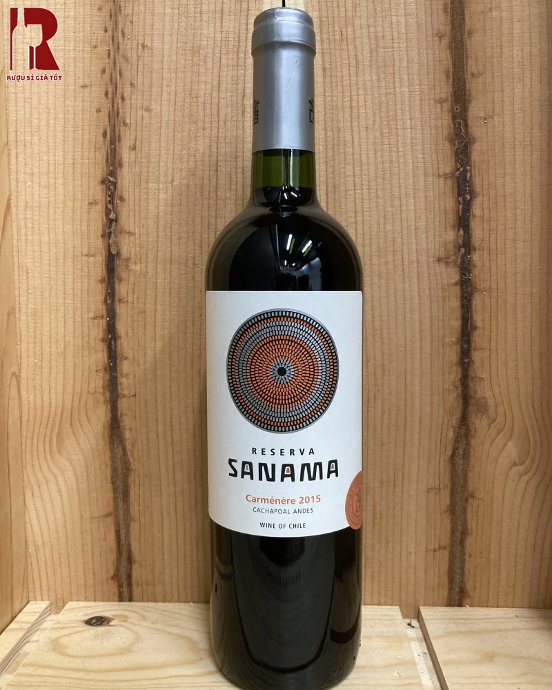 Mua Rượu Vang Chile Đỏ Sanama Reserva Carmenere Thượng Hạng