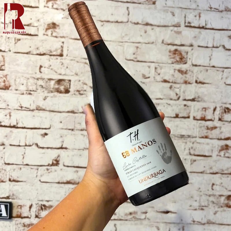 Rượu Vang Chile Đỏ Undurraga TH 68 Manos Cauquenes Giá Rẻ