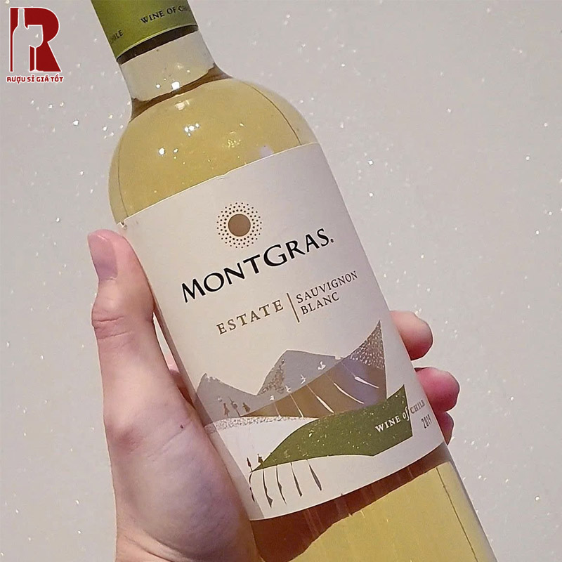 Rượu Vang Chile Trắng MontGras Estate Ngon Bổ Rẻ