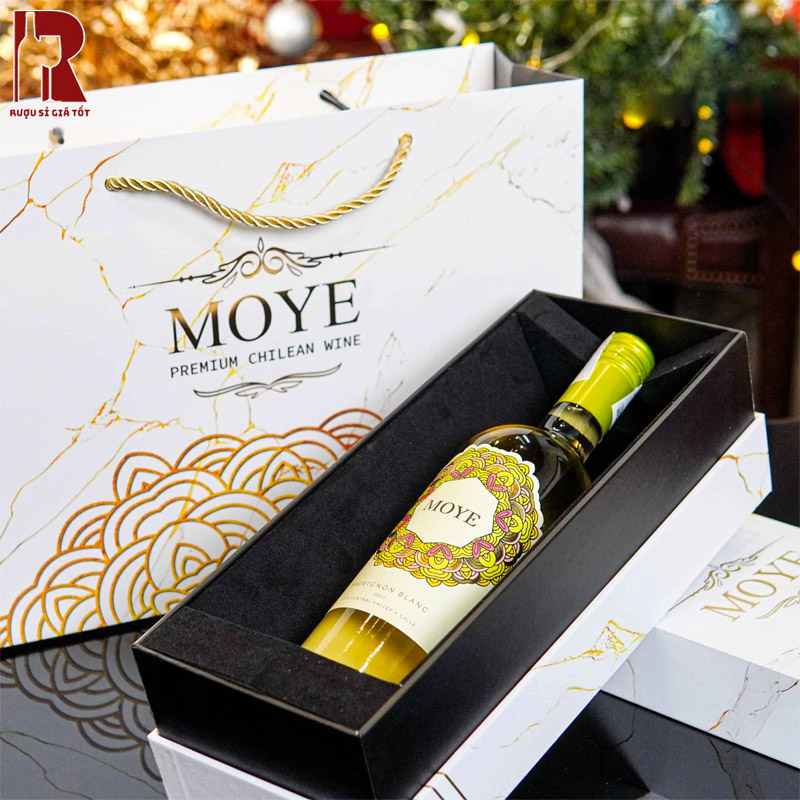 Rượu Vang Chile Trắng Moye Sauvignon Blanc Ngon Bổ Rẻ