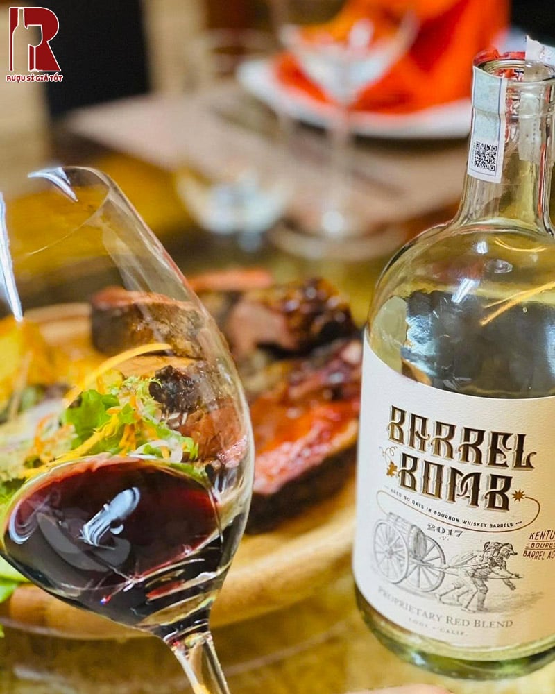 Rượu Vang Mỹ Đỏ Barrel Bomb Proprietary Red Blend Thượng Hạng