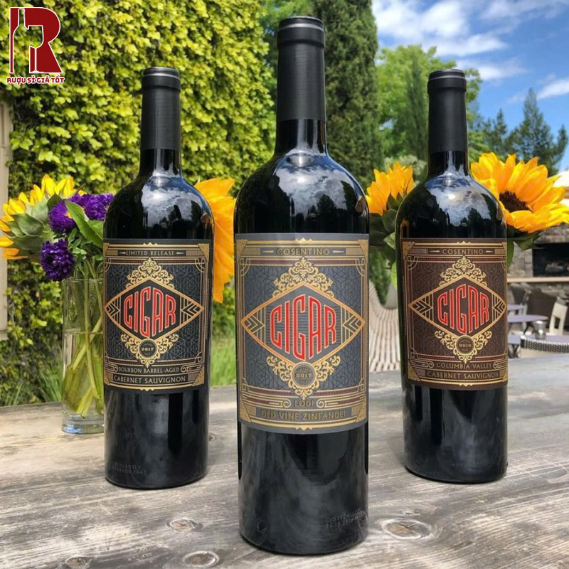 Mua Rượu Vang Mỹ Đỏ Cigar Cellars Lodi Old Vine Zinfandel Chính Hãng