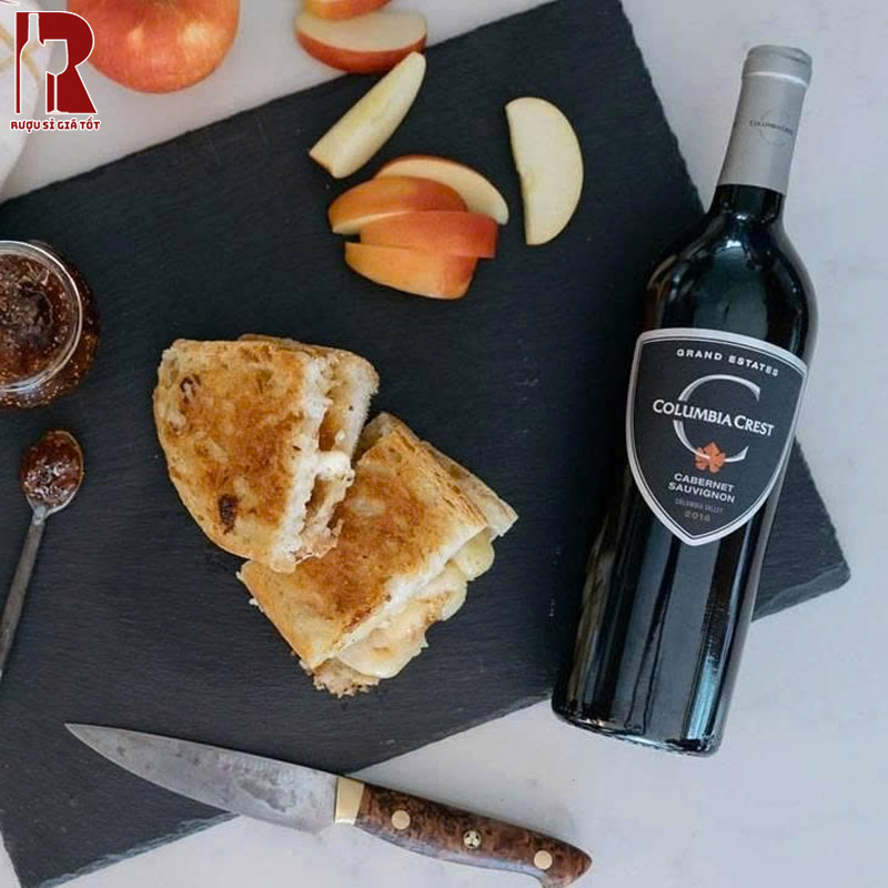 Thưởng Thức Rượu Vang Mỹ Đỏ Columbia Crest Grand Estates Nhập Khẩu
