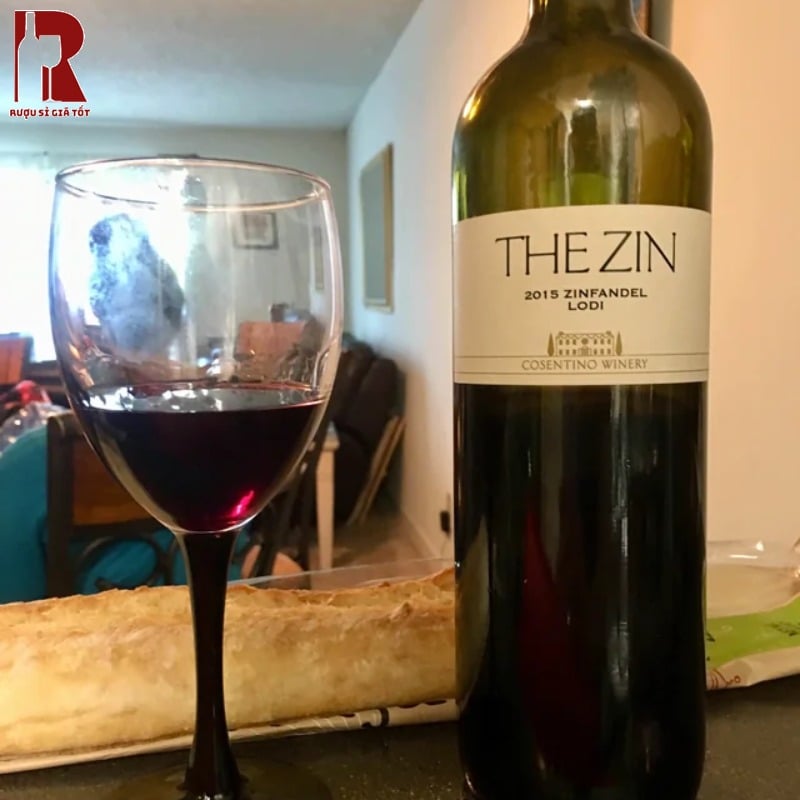Rượu Vang Mỹ Đỏ The Zin Lodi Old Vine Zinfandel Ngon Bổ Rẻ