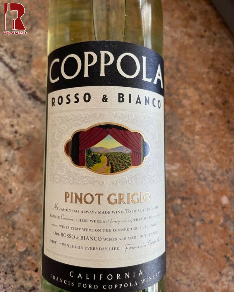 Rượu Vang Mỹ Trắng Francis Coppola Rosso & Bianco California Nhập Khẩu