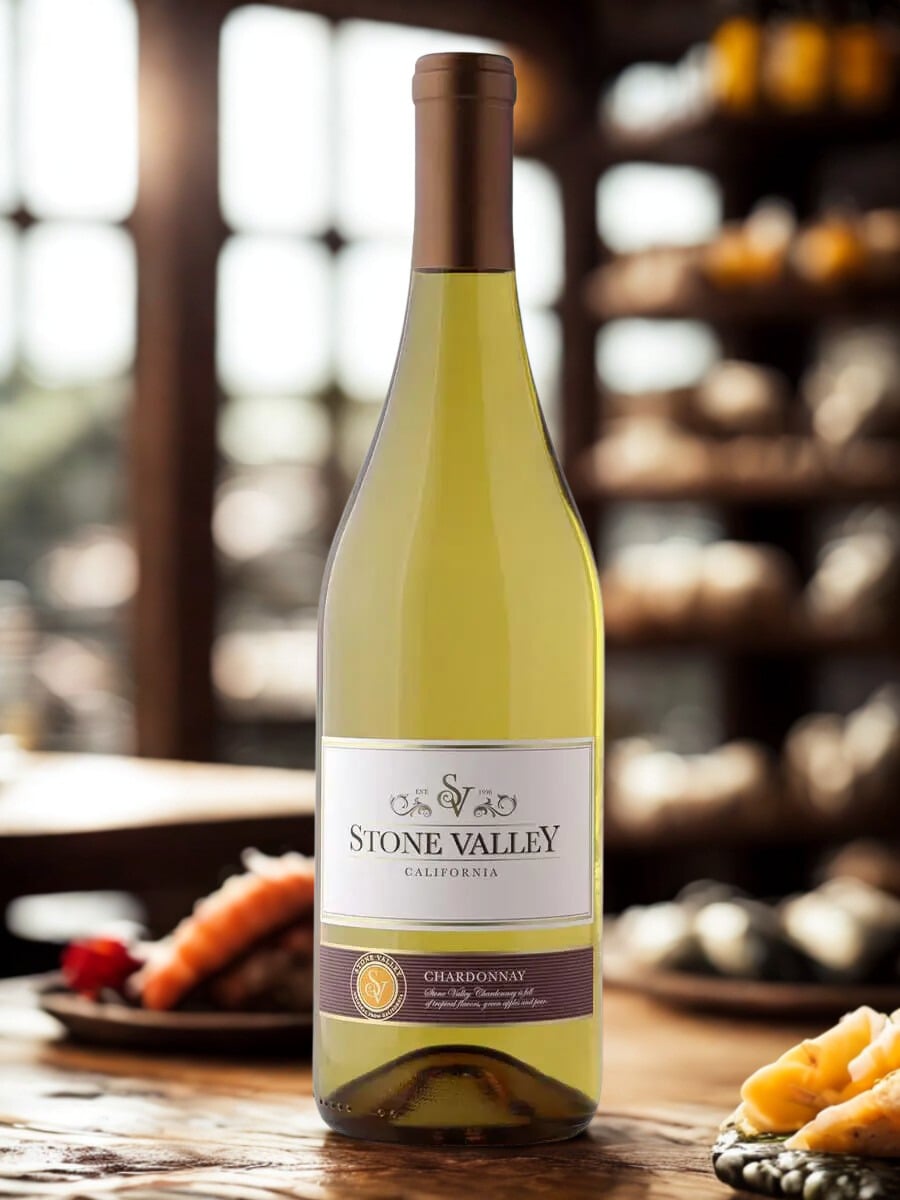 Mua Rượu Vang Mỹ Trắng Stone Valley California Chardonnay Chính Hãng
