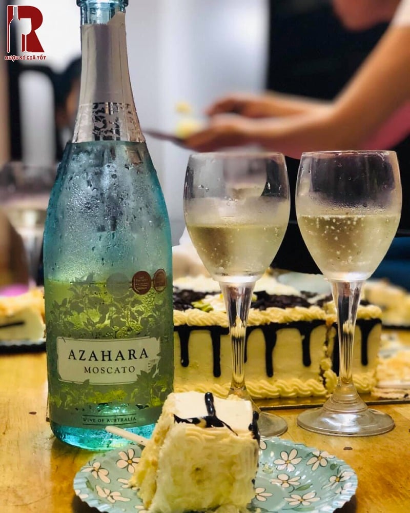 Rượu Vang Nổ Azahara Moscato Ngon Bổ Rẻ