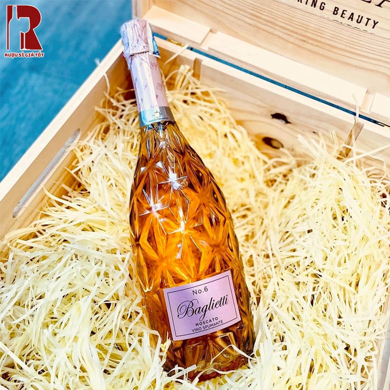 Rượu Vang Nổ Baglietti Moscato Rose No 6 Giá Tốt Nhất