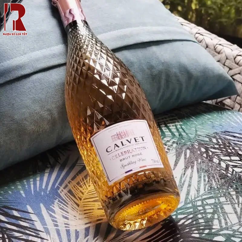 Rượu Vang Nổ Hồng Calvet Celebration Sparkling Rose Thượng Hạng