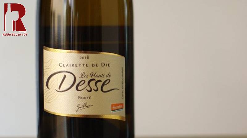 Rượu Vang Nổ Maison Jaillances Les Hauts de Desse Clairette Die Fruite Ngon Bổ Rẻ