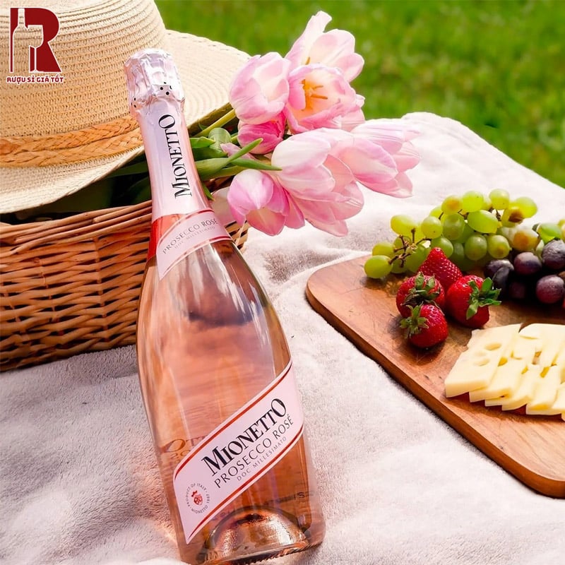 Mua Rượu Vang Nổ Mionetto Prosecco Rosé Nhập Khẩu