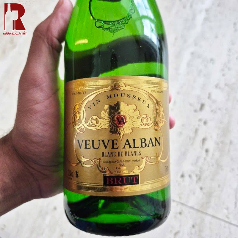 Rượu Vang Nổ Mousseux Veuve Alban Brut Ngon Bổ Rẻ