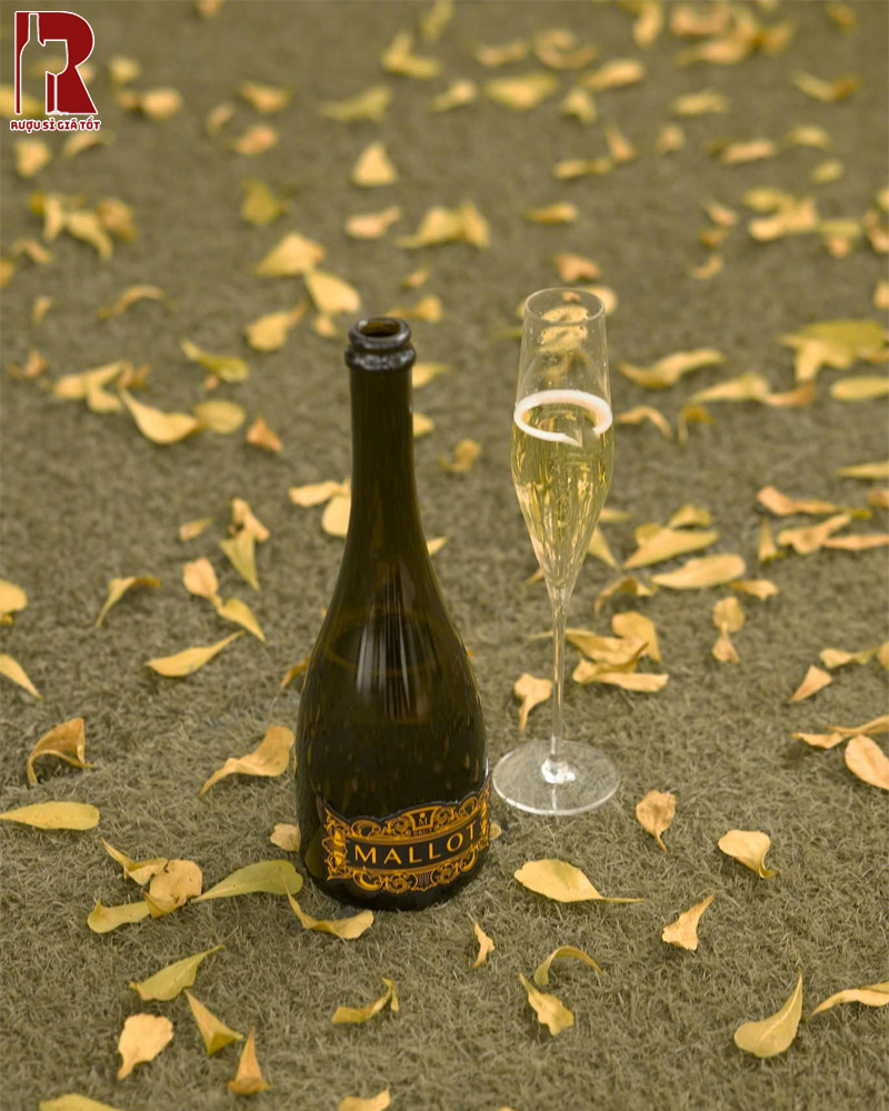 Mua Rượu Vang Nổ Pháp Mallot Brut Có Đèn