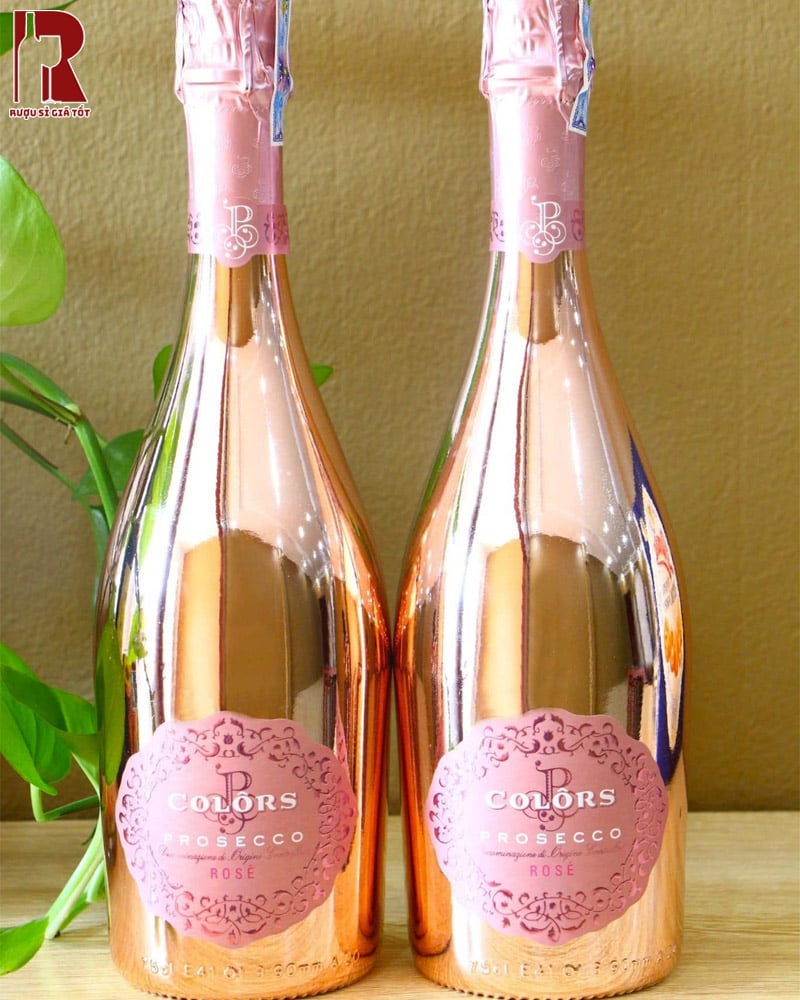 Thưởng Thức Rượu Vang Nổ Pitars Colors Prosecco Rose DOC 2020